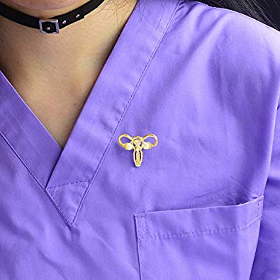 Brooch for Women Men gynaecologist Lapel Pins Badge Jewelry Gifts