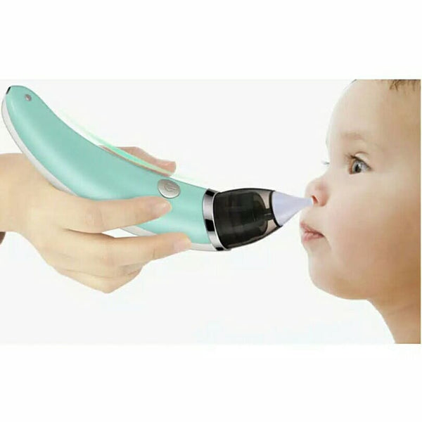 Baby Nasal Aspirator Electric Safe Hygienic Nose Cleaner With 2 Sizes Of Nose Tips And Oral Snot Sucker For Newborns Boy Girls