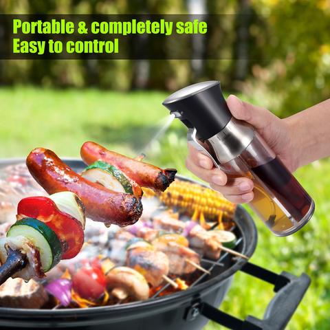 2-in-1 Vinegar Sprayer And Olive Oil Sprayer Barbecue Marinade Spray Bottle Fine Dispenser For BBQ Good Seasoning Tools
