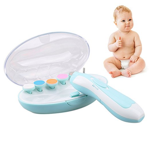 SW 6 Different Grinding Heads Electric Baby Nail Trimmer For Children