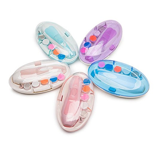 SW 6 Different Grinding Heads Electric Baby Nail Trimmer For Children