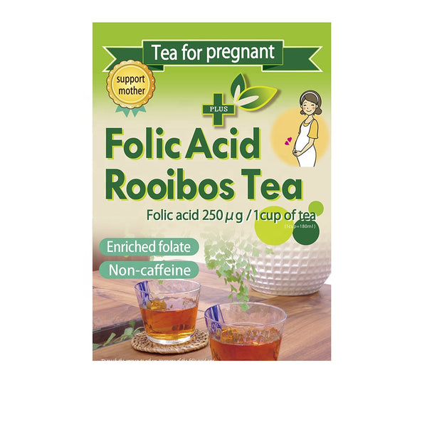 6 packs Food supplement drink Folic acid rooibos tea for mother pregnant woman decaffeinated calorie free health product