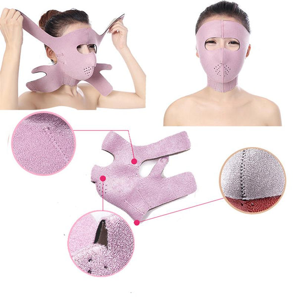 Face Lift Tools Thin Face Mask Slimming Facial Thin Masseter Double Chin Skin Thin Face Bandage Belt Women Face Care Beauty Kit
