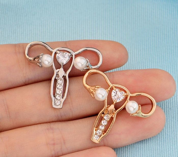 Brooch for Women Men gynaecologist Lapel Pins Badge Jewelry Gifts