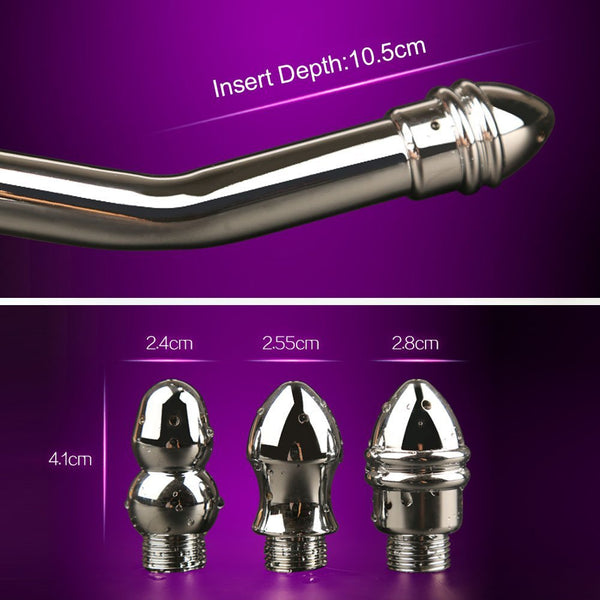 Enema Shower Anal Cleaner 3 Heads Anal Handheld Anus Cleaning Male Female Ducha Higienica Bidet Portable Enema Shower Head