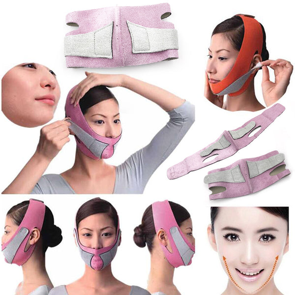 Face Lift Tools Thin Face Mask Slimming Facial Thin Masseter Double Chin Skin Thin Face Bandage Belt Women Face Care Beauty Kit