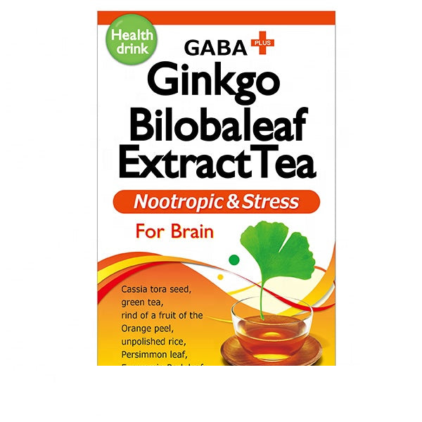 6 packs Health product gaba & ginko biloba leaf herbal food supplement for prevention treatment dementia stress free