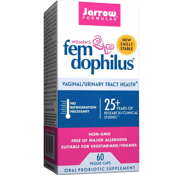 6 packs 6 months Jarrow Formulas Women's Fem Dophilus, 60 Veggie Caps