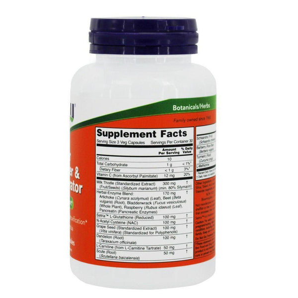 6 bottles Now Foods Liver Detoxifier & Regenerator 90 Capsules