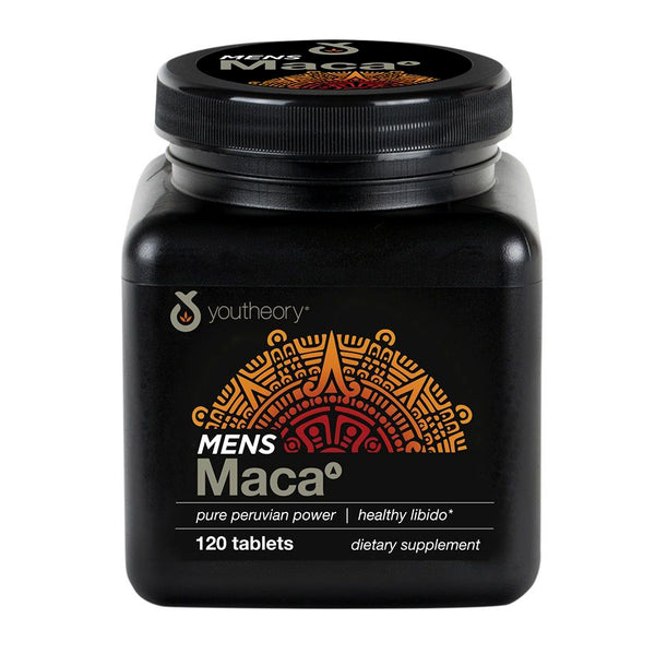 6 bottles Youtheory Men's Maca, 120 Tablets
