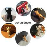 Phone Holder Cute Cat Support Resin Mobile Phone Holder Stand Sucker Tablets Desk Sucker Design high quality Smartphone Holder