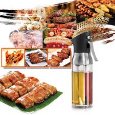 2-in-1 Vinegar Sprayer And Olive Oil Sprayer Barbecue Marinade Spray Bottle Fine Dispenser For BBQ Good Seasoning Tools